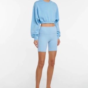 Alo Yoga Biker Short in Blue Skies, 7”